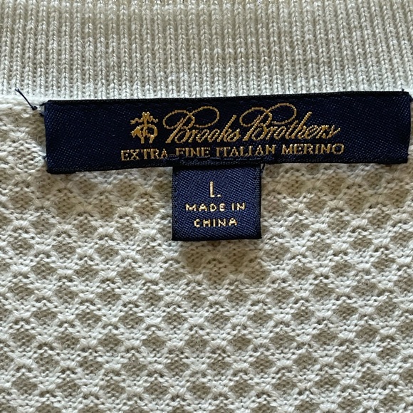 Brooks Brother Merino cardigan sweater - Picture 7 of 13